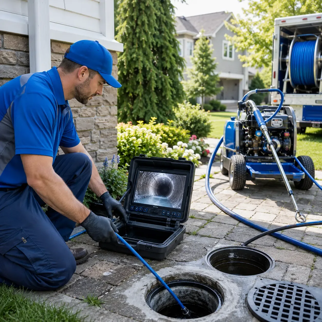 Outdoor drain cleaning professionals serving Portland, OH